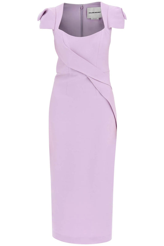 Roland Mouret Roland mouret midi dress with draped detailing