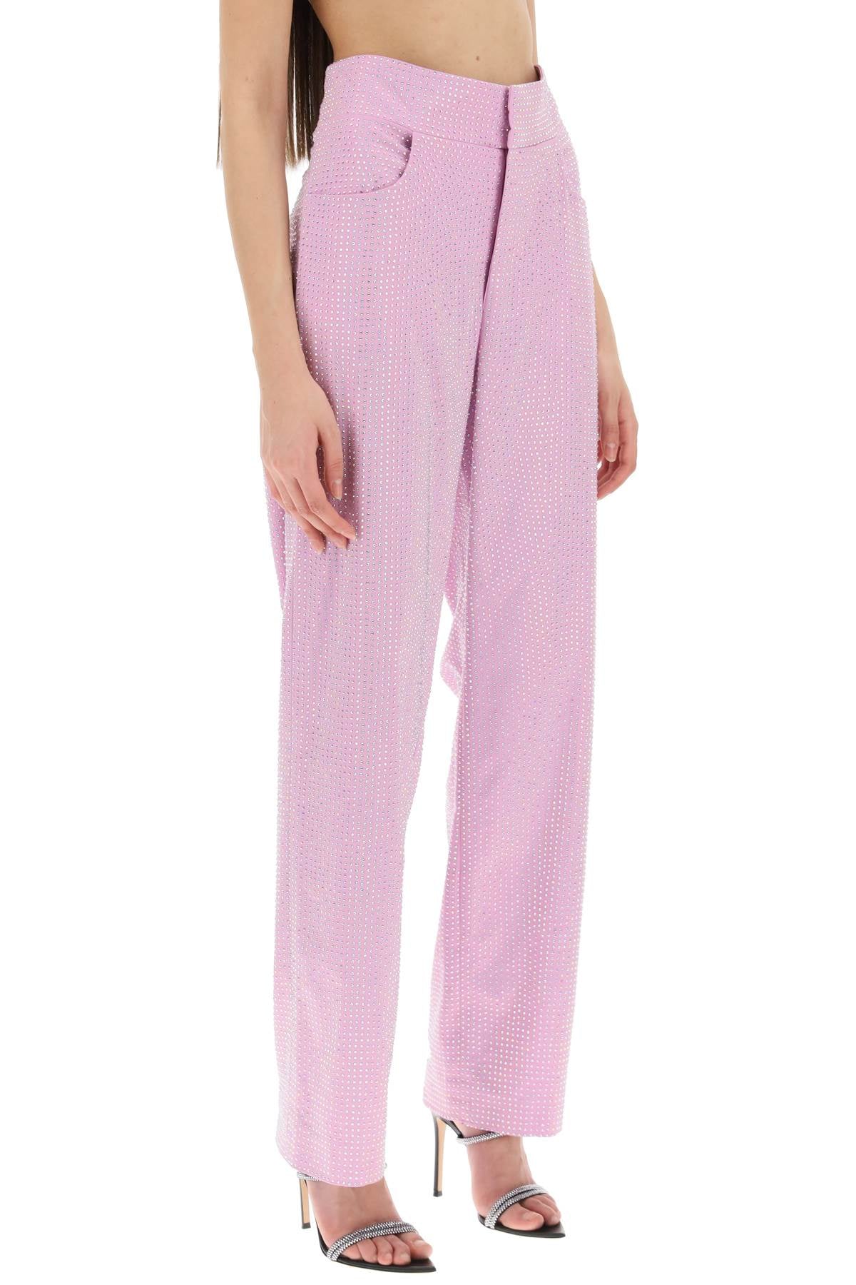 Giuseppe Di Morabito Giuseppe di morabito wide-leg pants with crystals