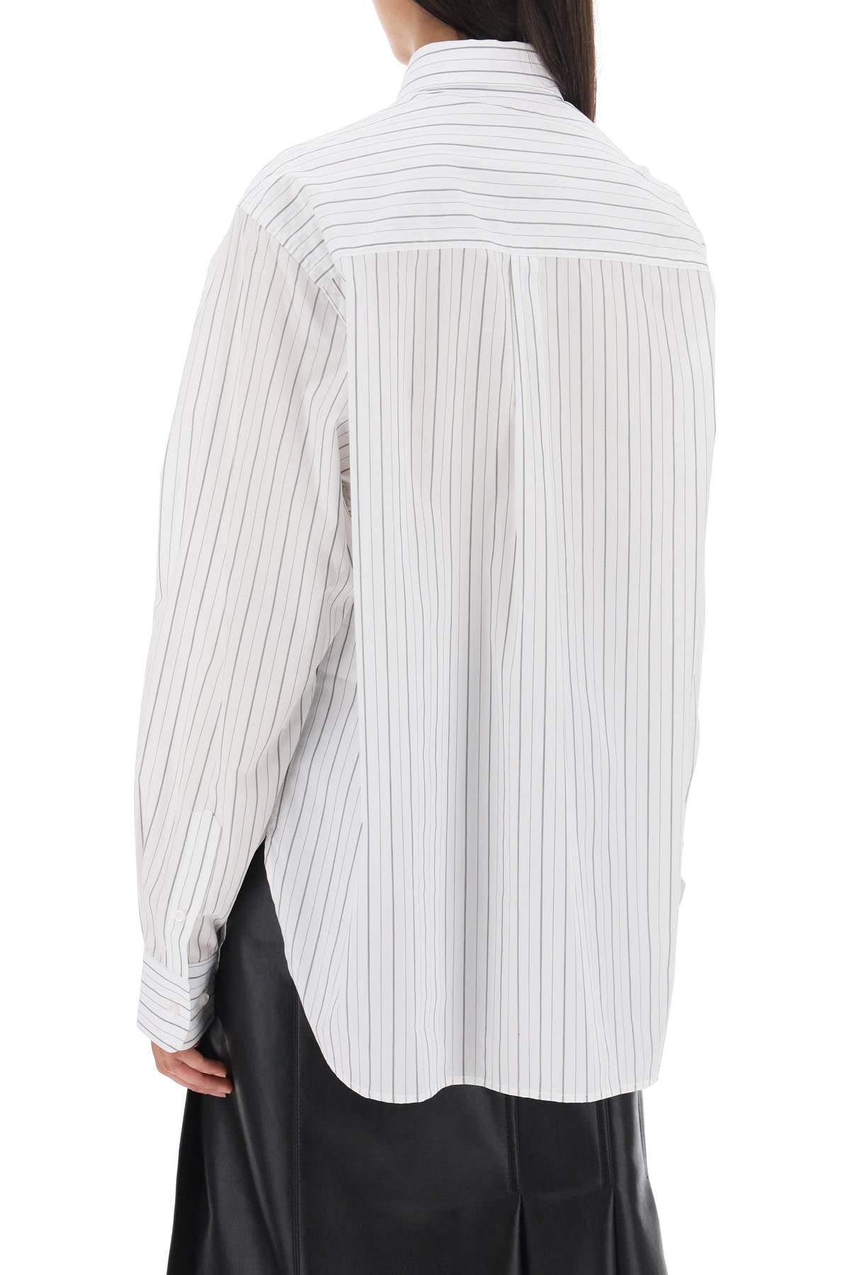 Saks Potts Saks potts 'william' pinstriped cotton shirt