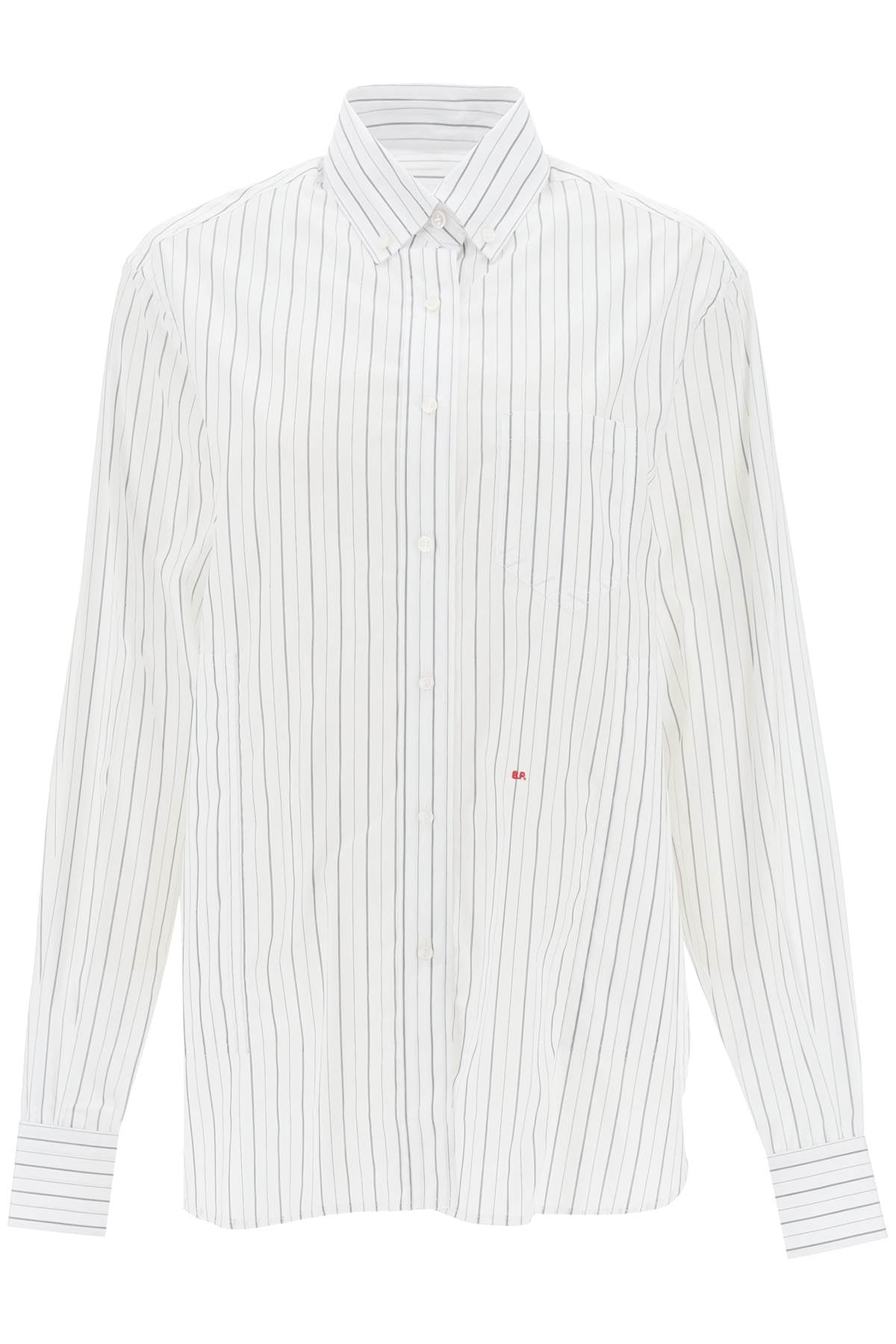 Saks Potts Saks potts 'william' pinstriped cotton shirt