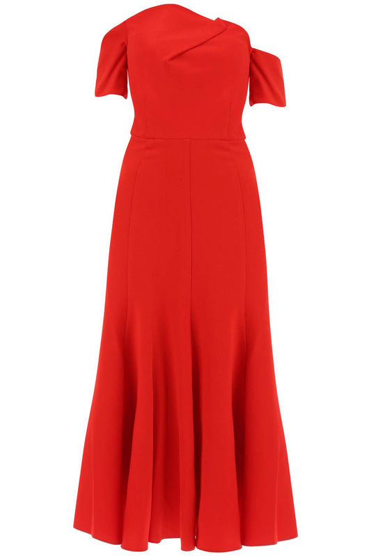 Roland Mouret Roland mouret cady midi dress with asymmetric neckline