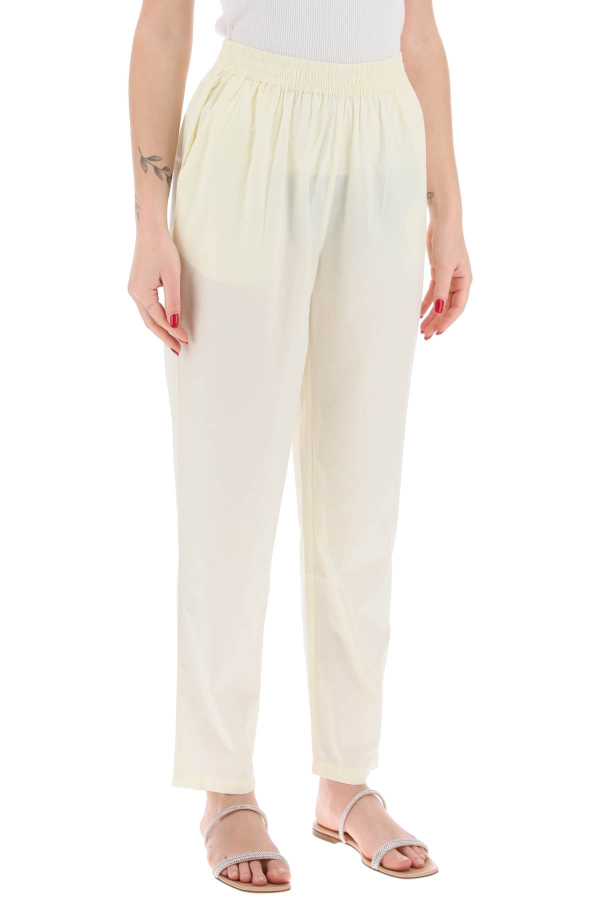 SKALL STUDIO Skall studio organic cotton edgar pants in italian