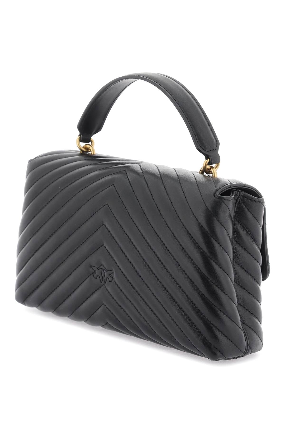 Pinko Pinko classic lady love bag puff chevron handbag