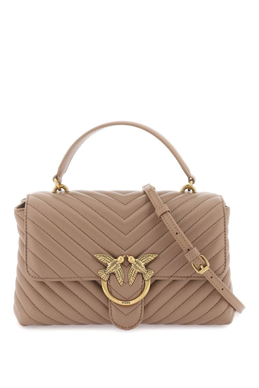 Pinko Pinko classic lady love bag puff chevron handbag