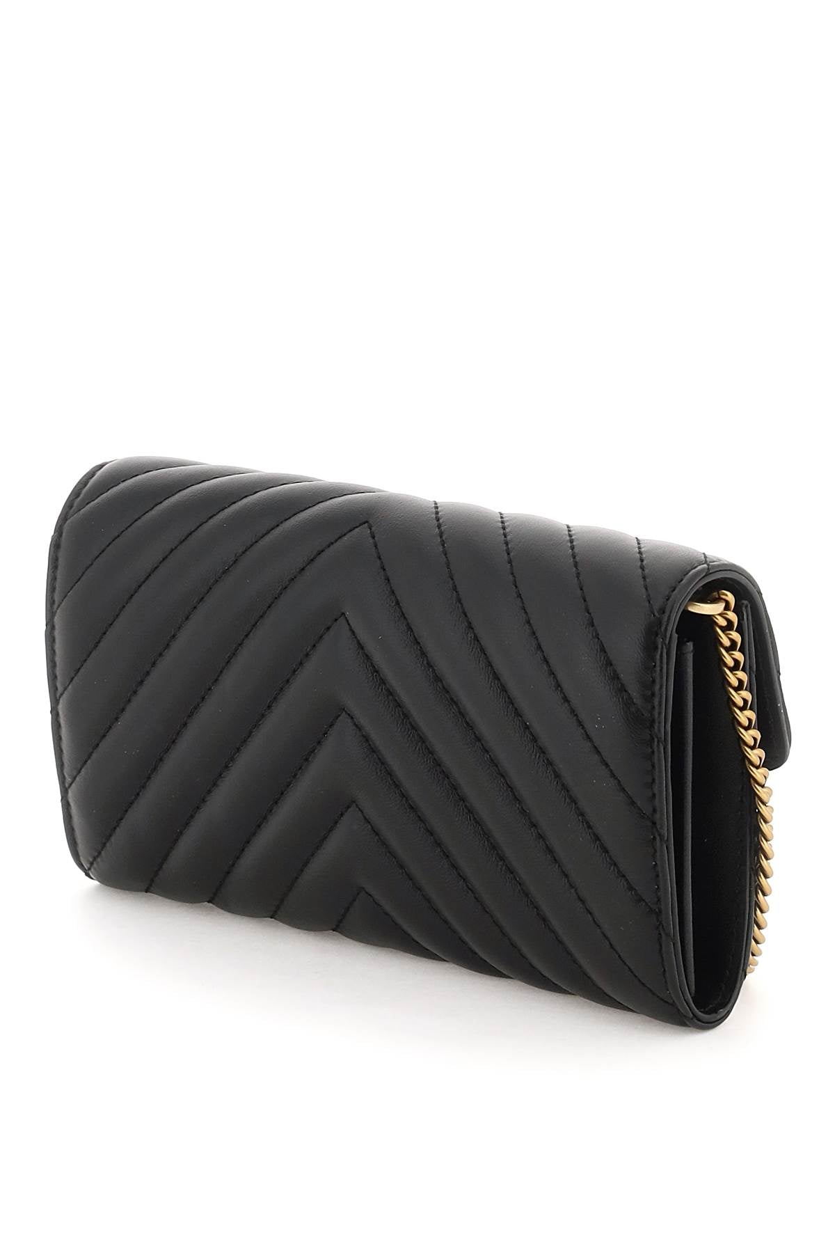 Pinko Pinko love bag chevron crossbody bag