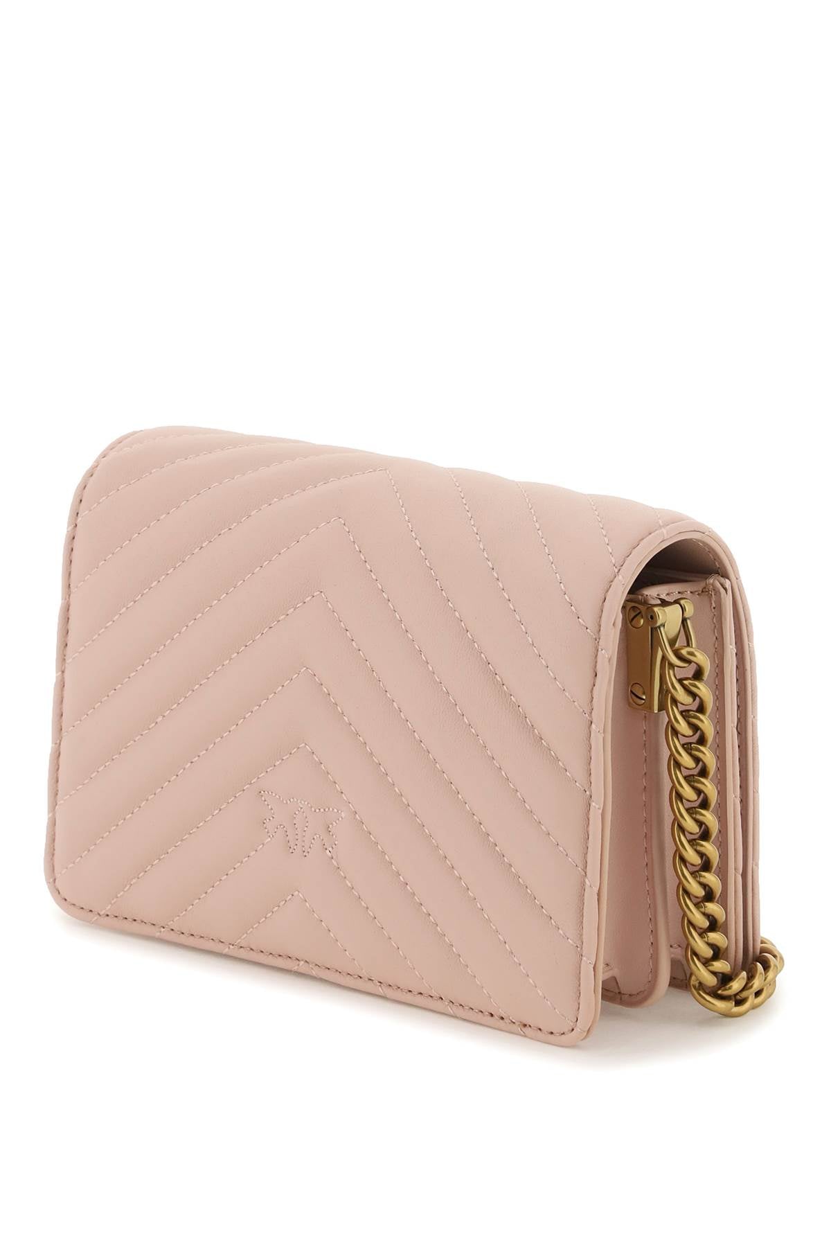 Pinko Pinko love click mini chevron bag