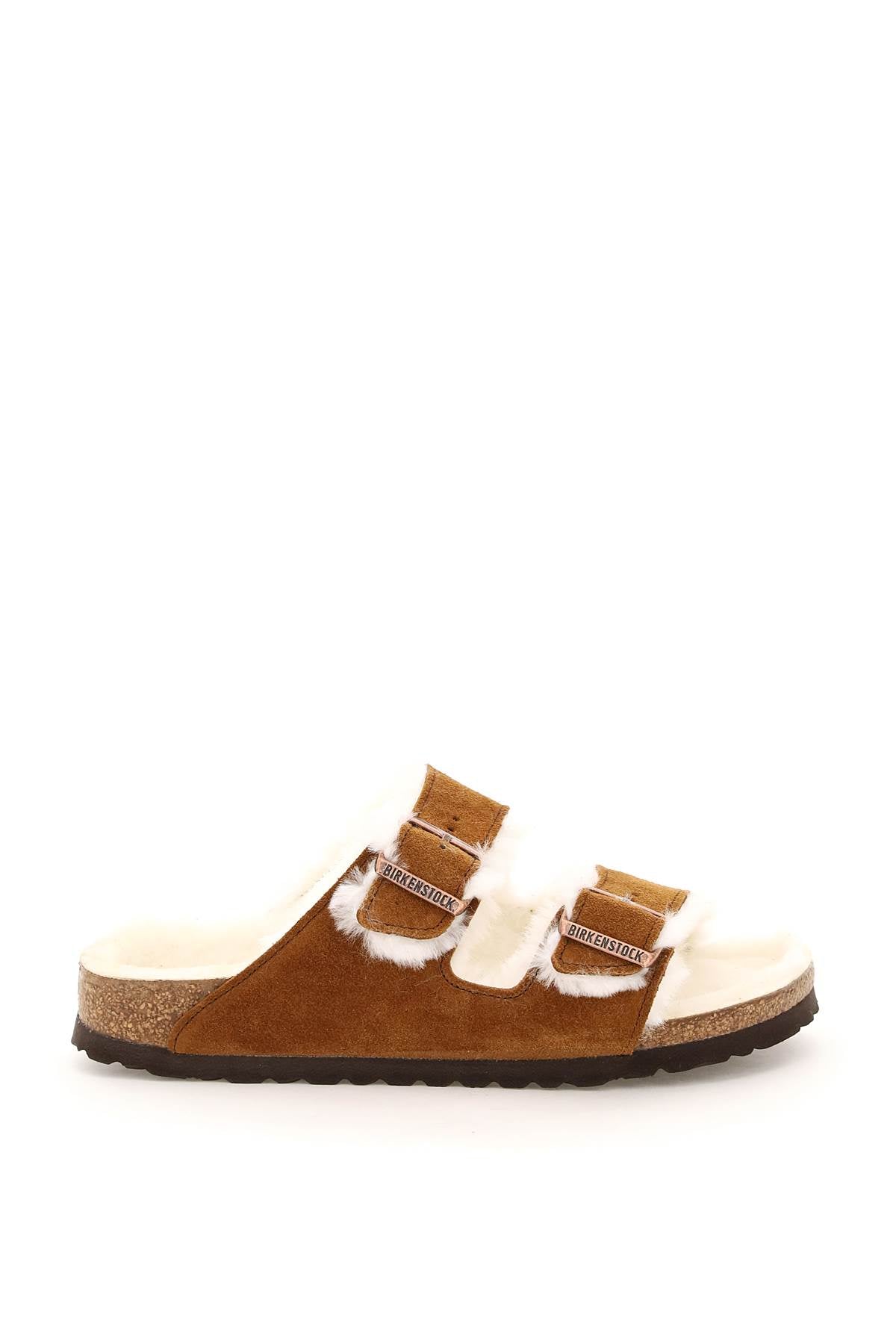 Birkenstock Birkenstock arizona shearling mules narrow fit