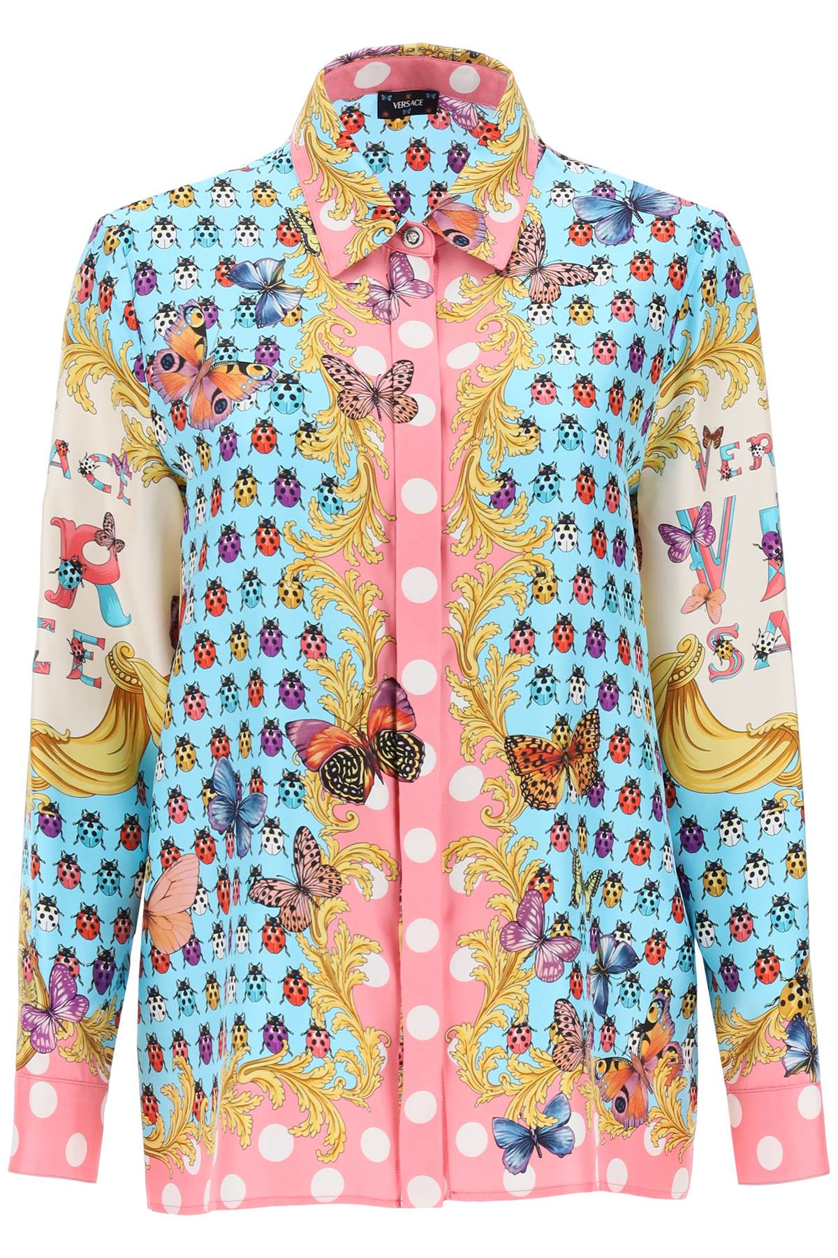 Versace Versace shirt in printed silk