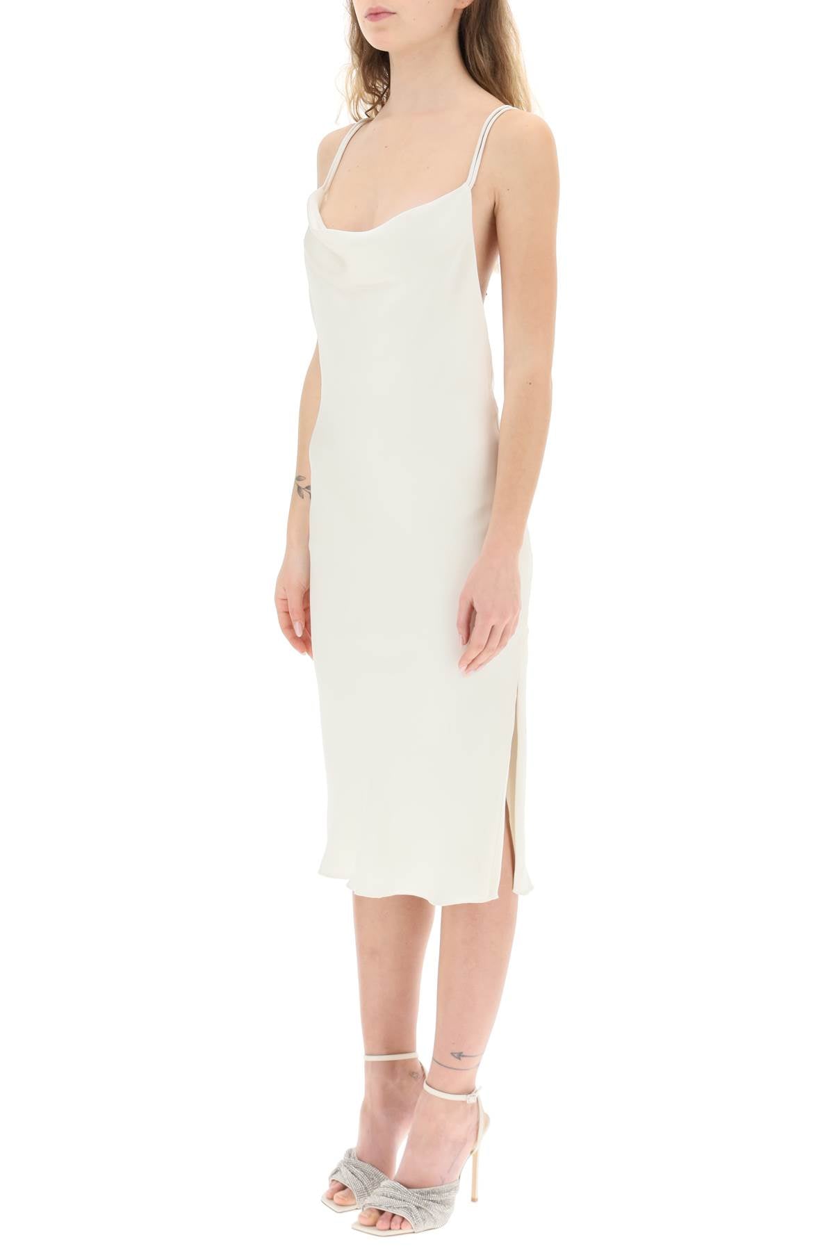 Rotate Rotate responsible satin midi dress