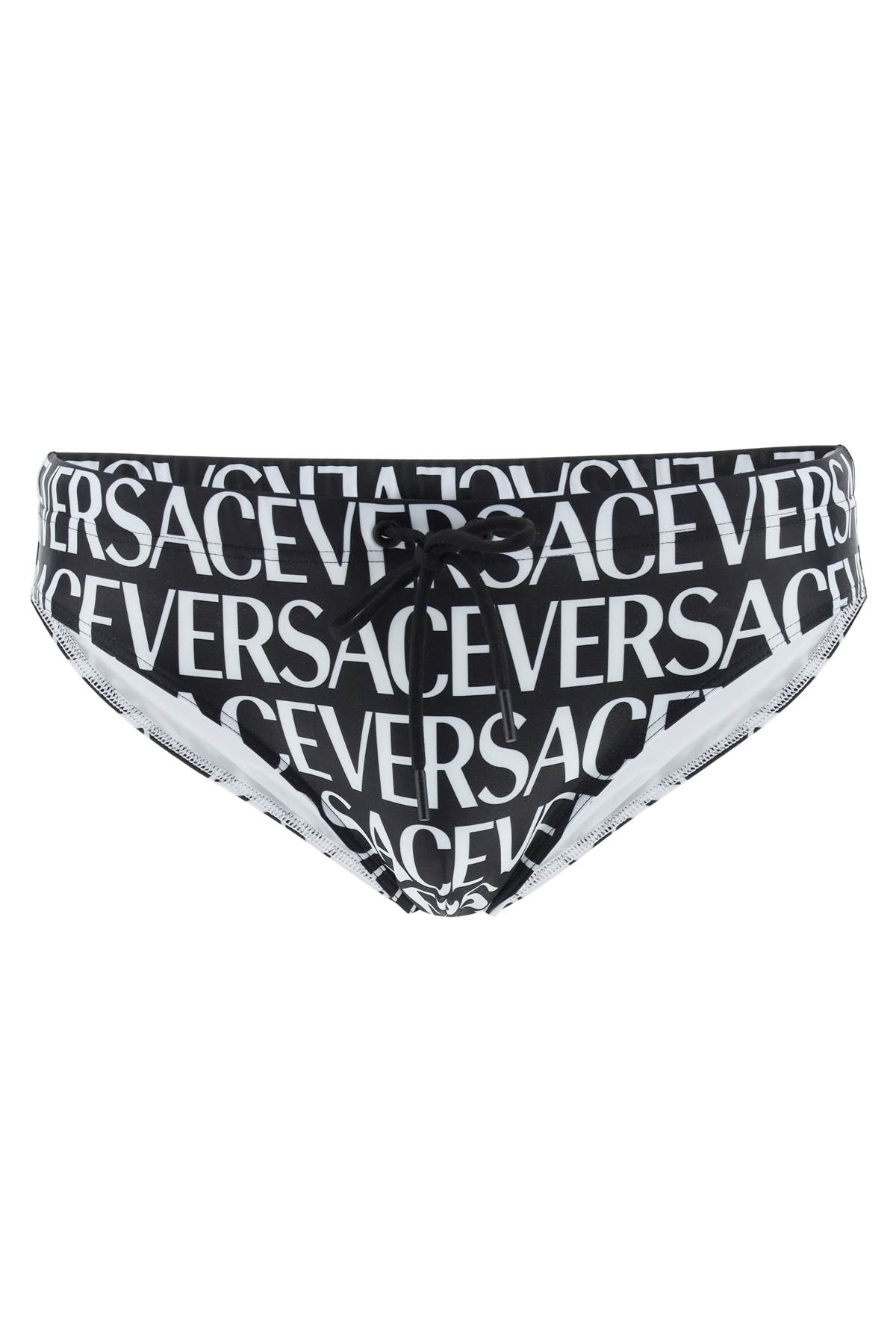 Versace Versace versace allover swim briefs