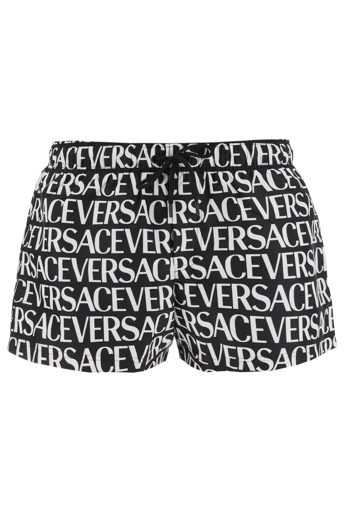 Versace Versace versace allover swim trunks