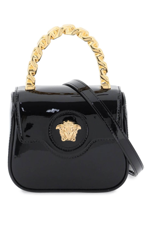 Versace Versace patent leather 'la medusa' mini bag