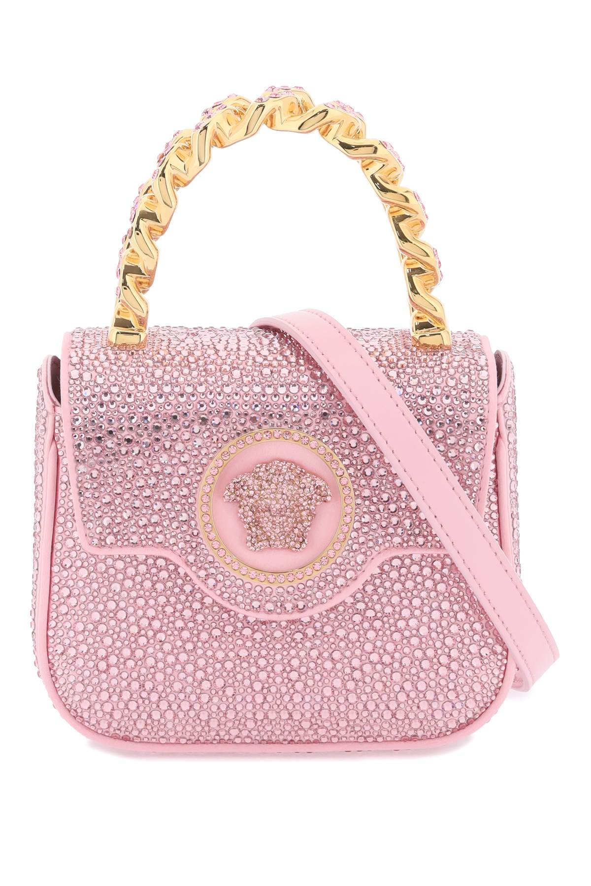 Versace la medusa handbag with crystals