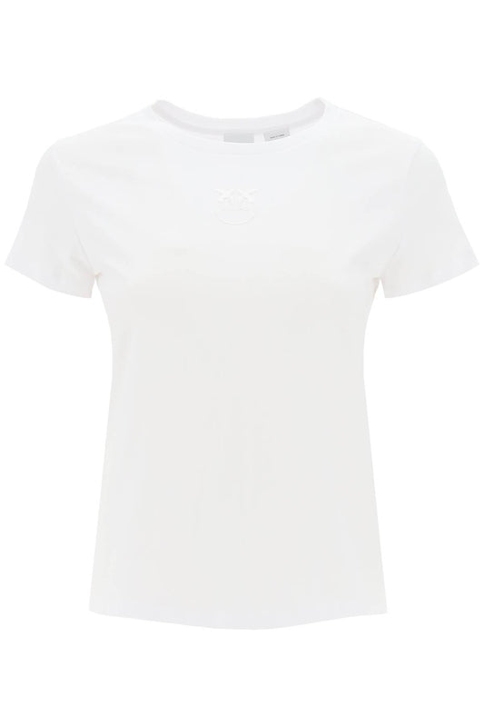 Pinko Pinko embroidered effect logo t-shirt