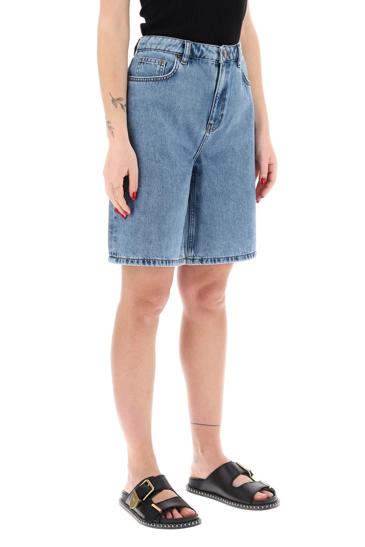 SKALL STUDIO Skall studio denim wilson bermuda shorts for