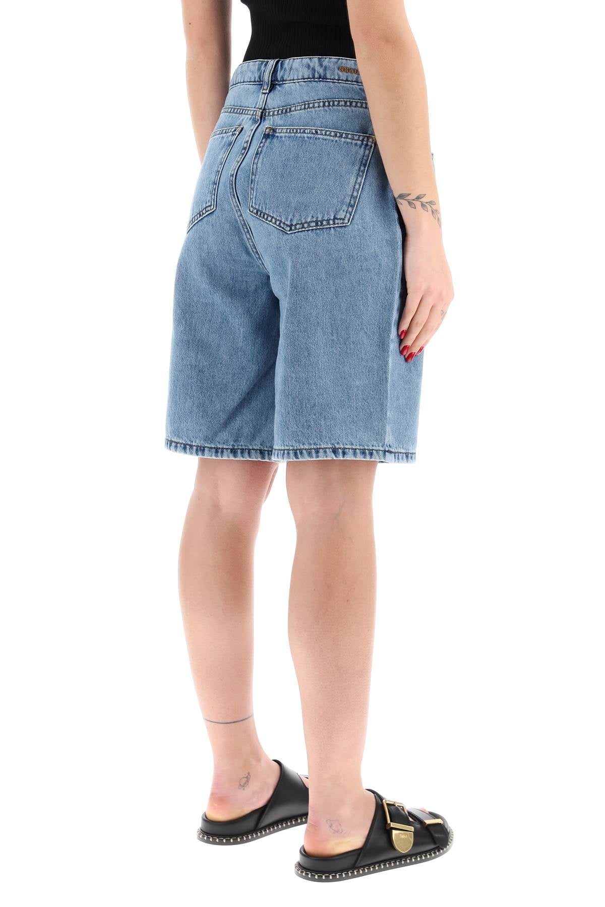 SKALL STUDIO Skall studio denim wilson bermuda shorts for