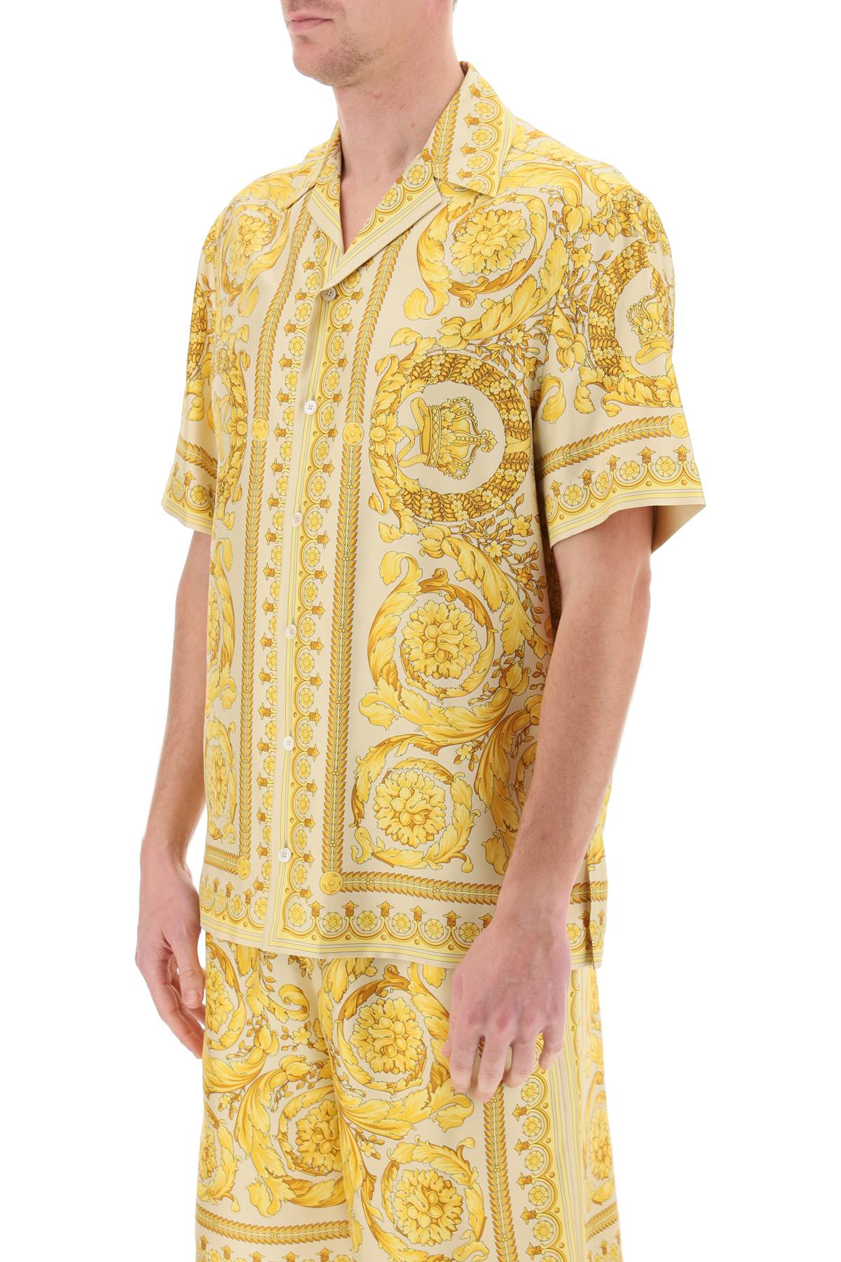 Versace Versace barocco bowling shirt