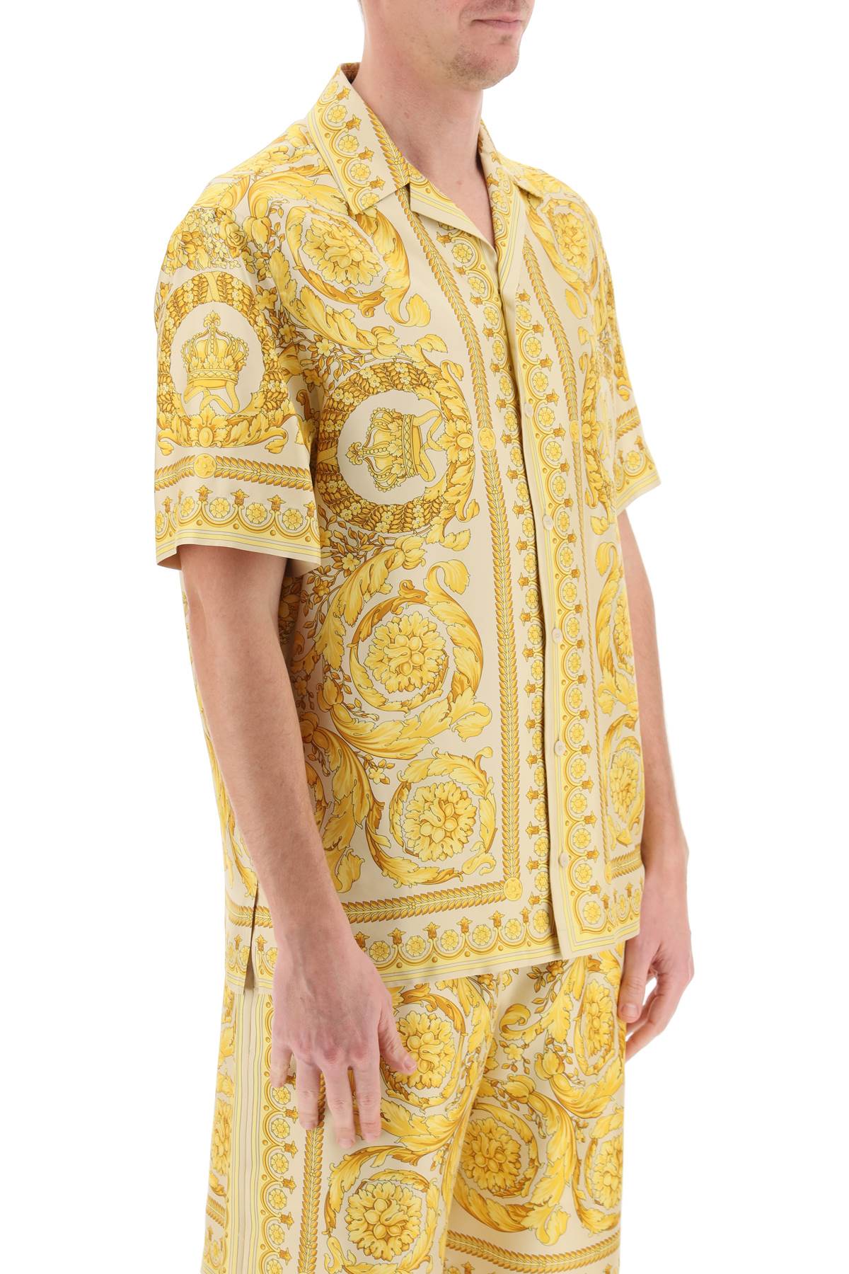 Versace Versace barocco bowling shirt