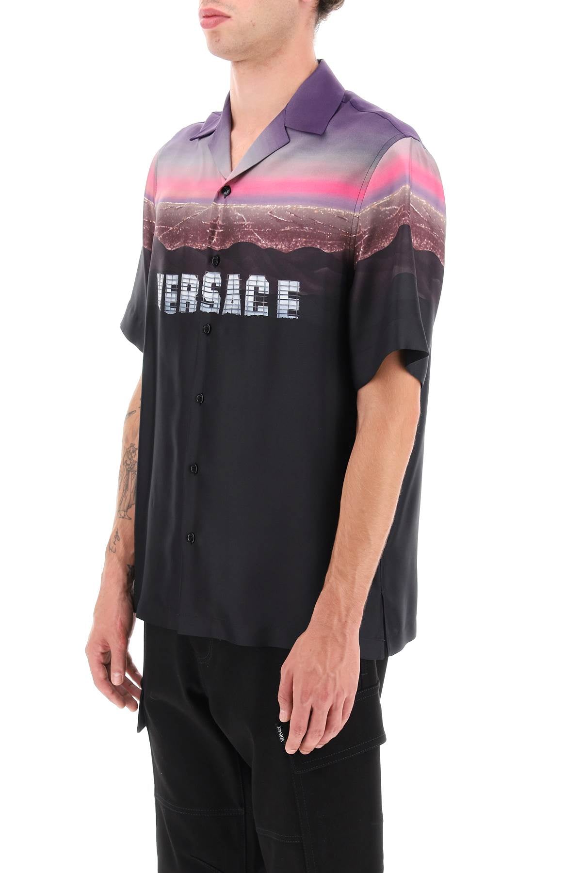 Versace Versace versace hills bowling shirt