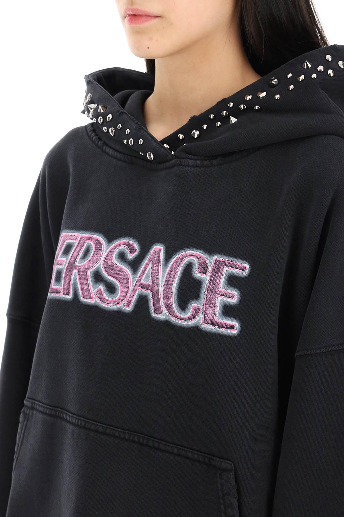 Versace Versace hoodie with studs