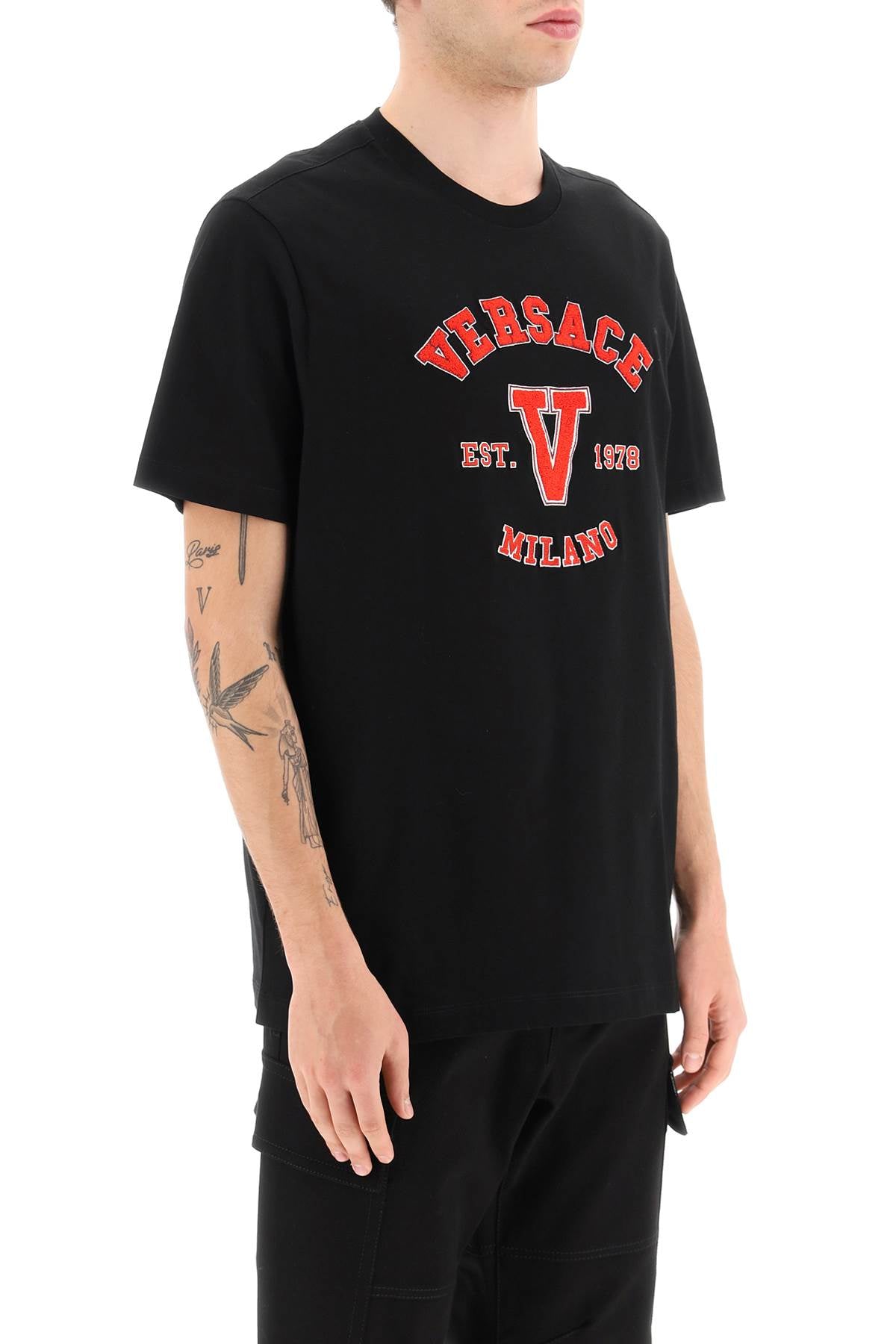 Versace Versace mitchel logo varsity t-shirt