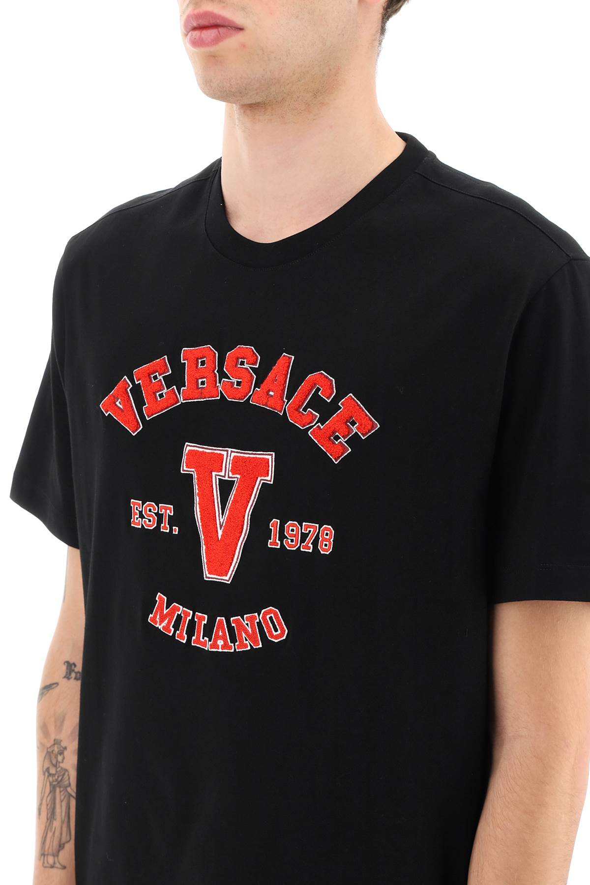 Versace Versace mitchel logo varsity t-shirt