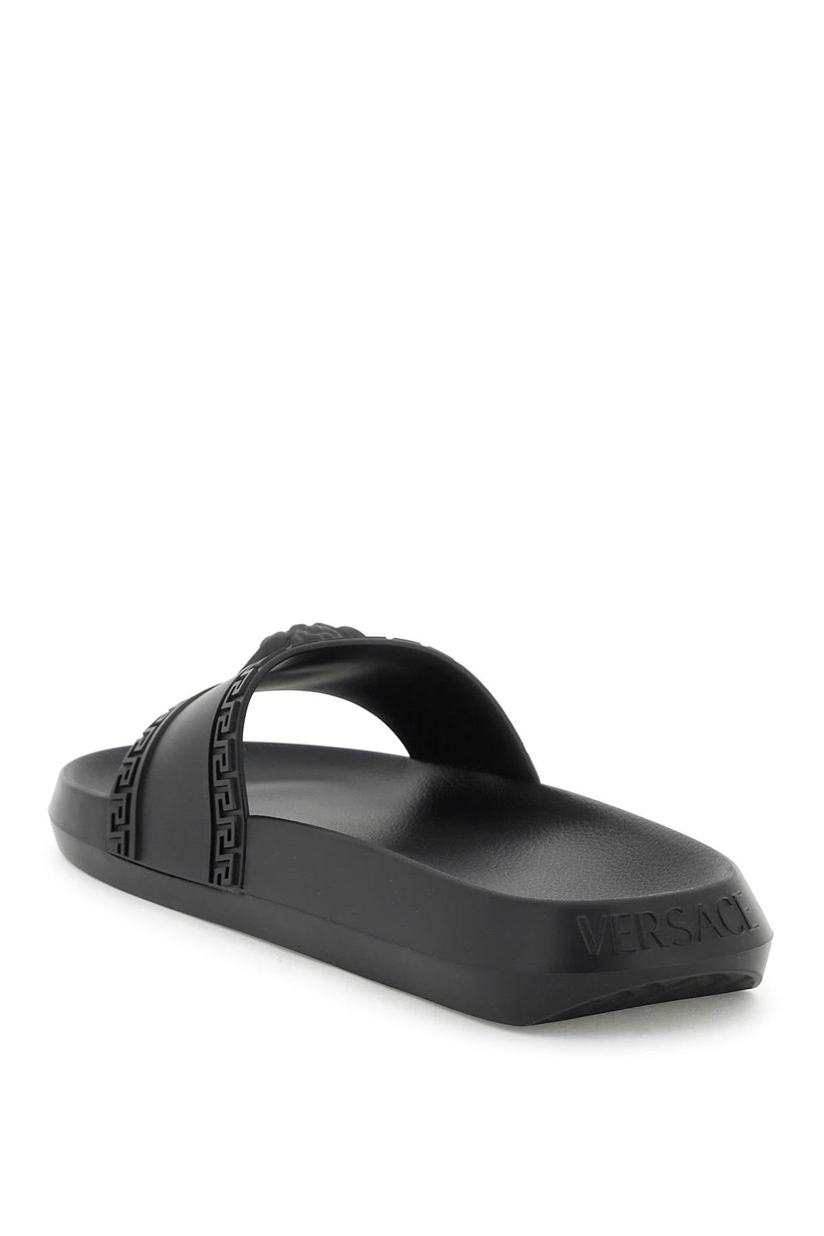 Versace Versace palazzo rubber slides