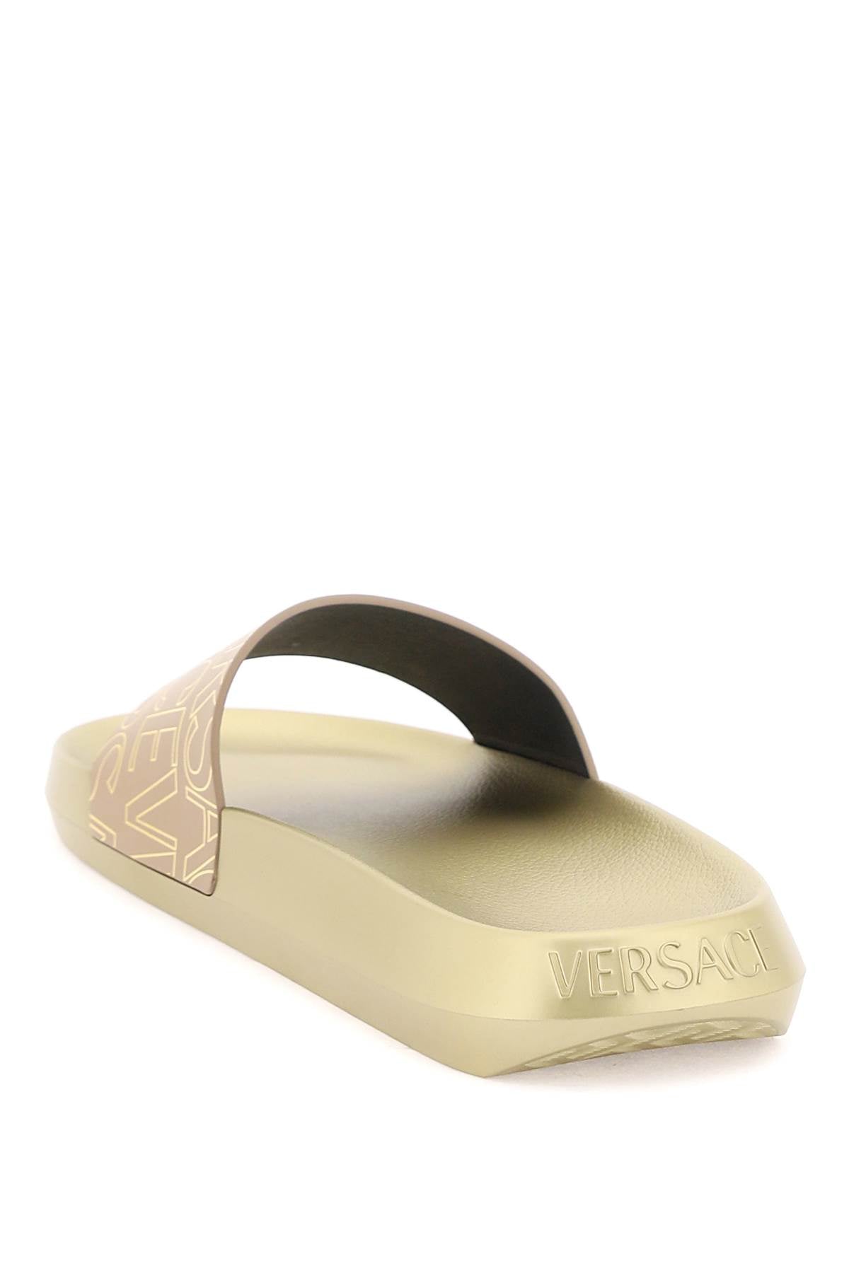 Versace Versace versace allover slides