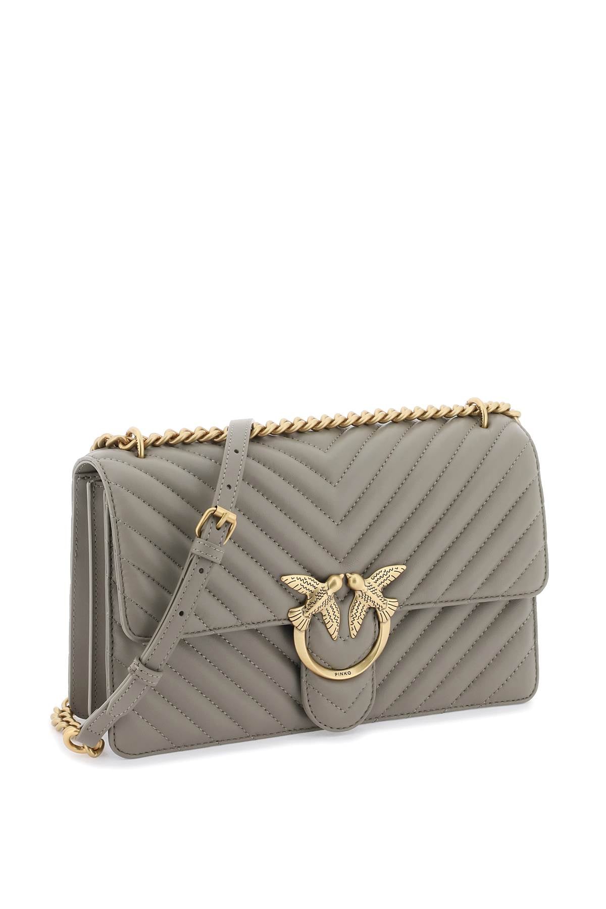 Pinko Pinko chevron quilted 'classic love bag one'