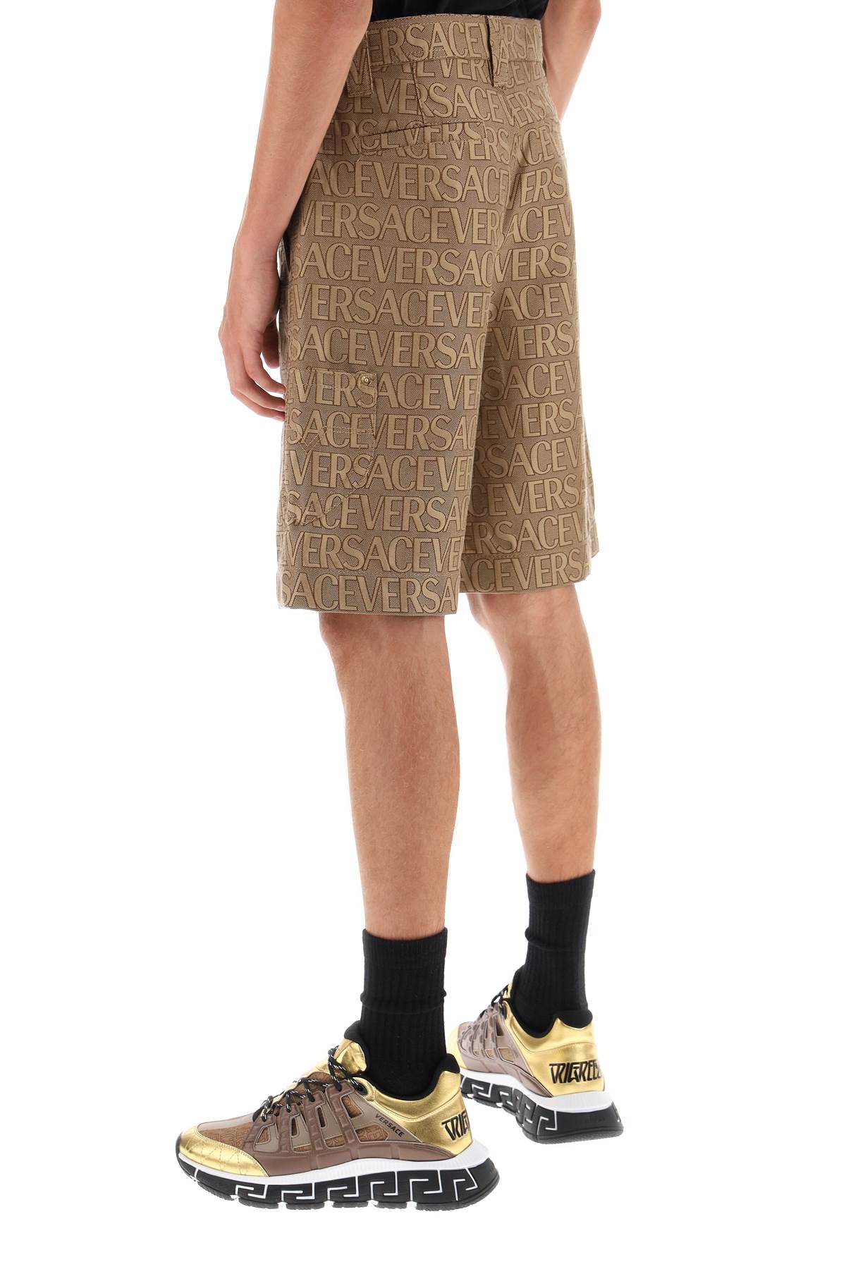 Versace Versace versace allover shorts