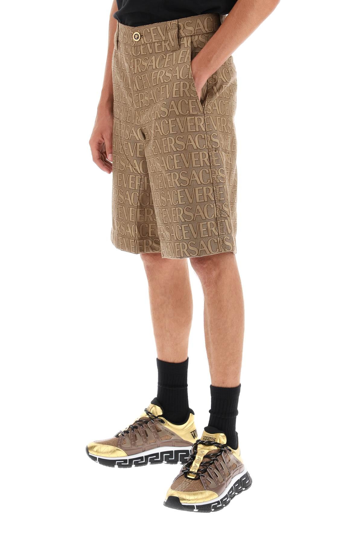 Versace Versace versace allover shorts