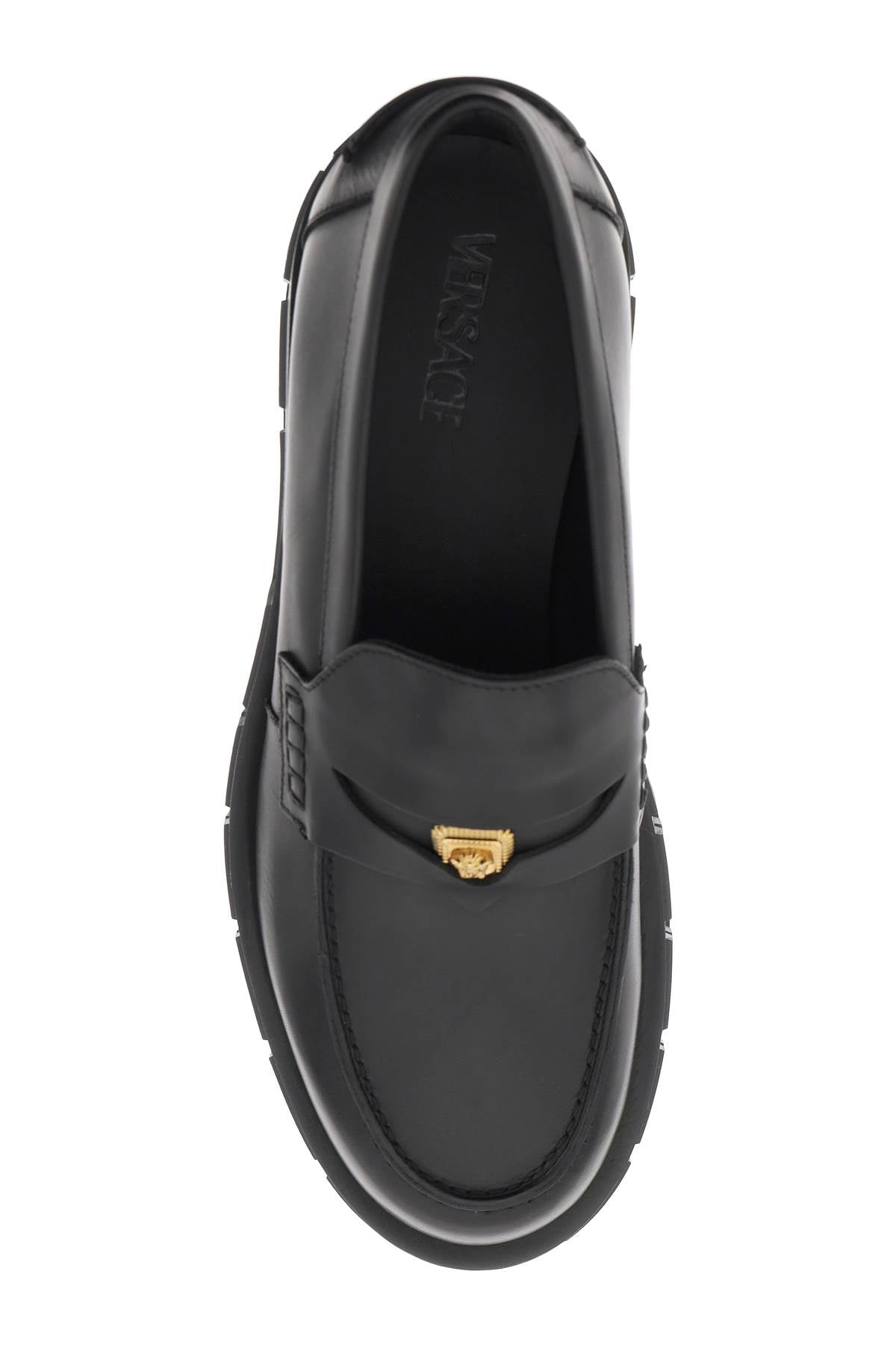 Versace Versace greca portico mocassins