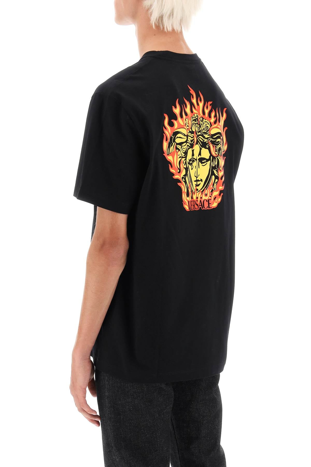 Versace Versace medusa flame t-shirt