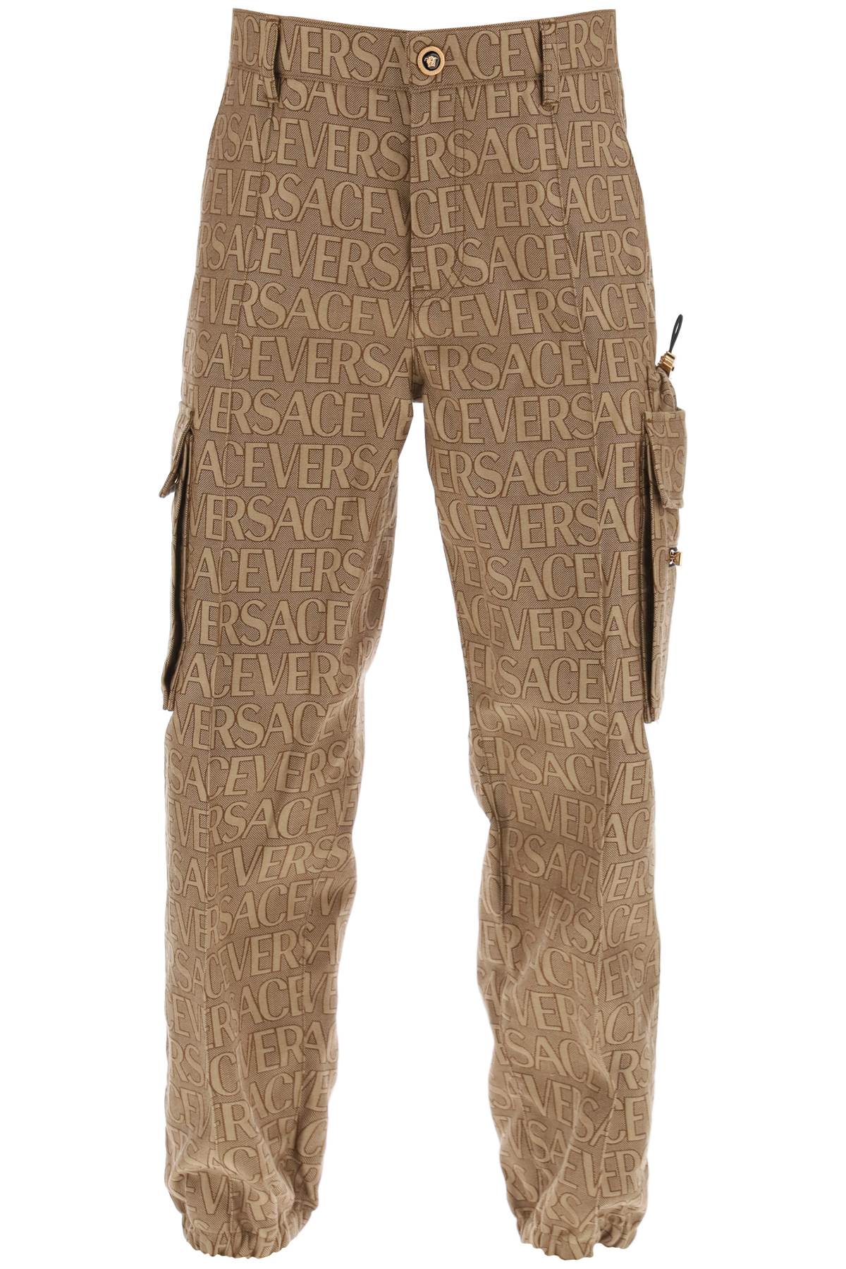 Versace versace allover cargo pants