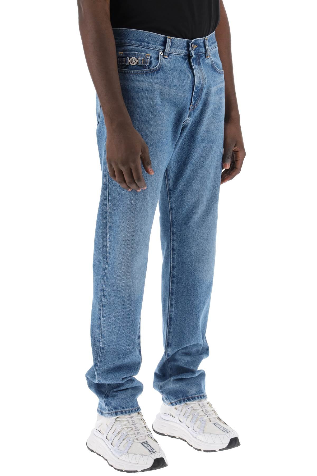 Versace Versace medusa biggie regular fit jeans