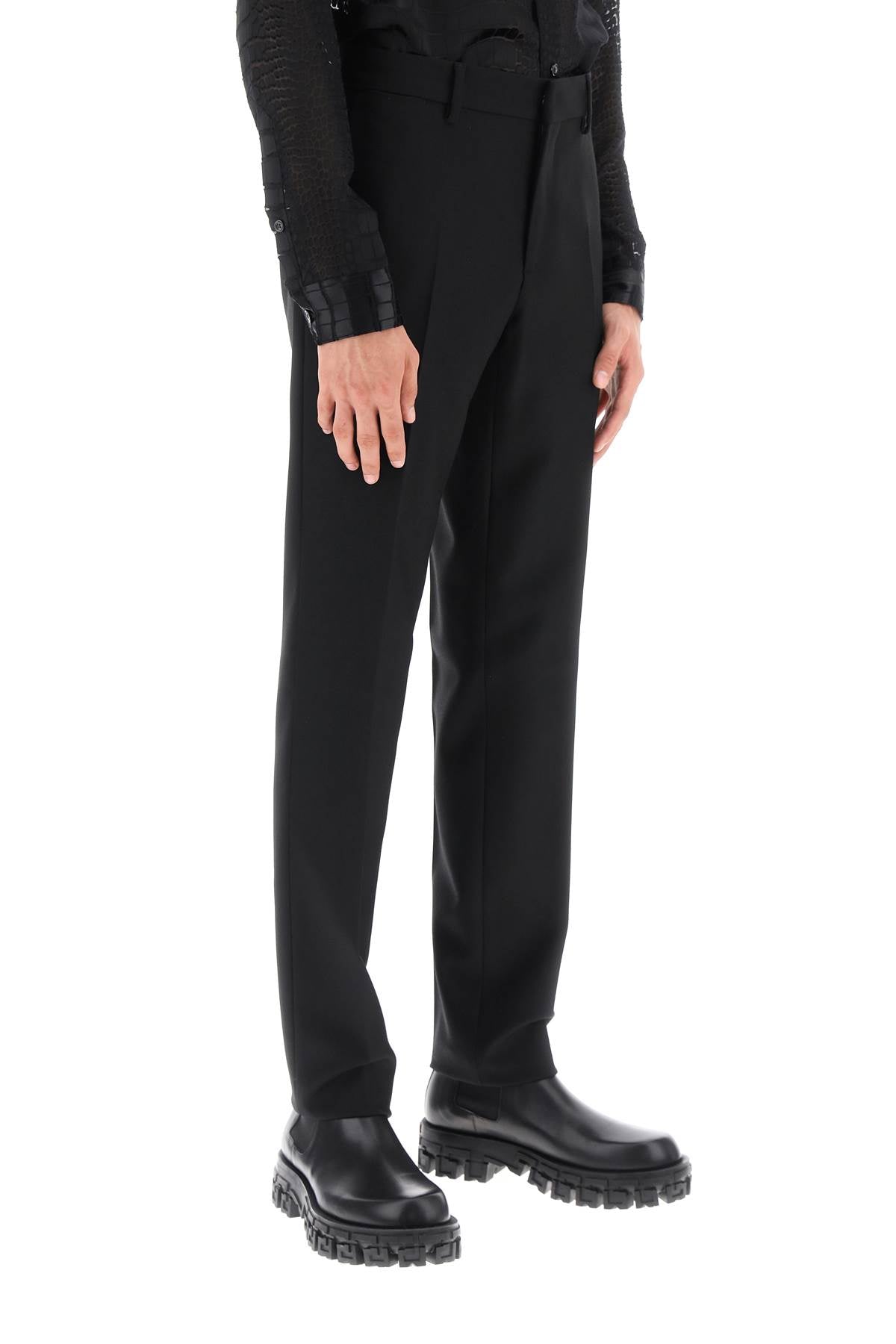 Versace Versace tailoring cigarette pants