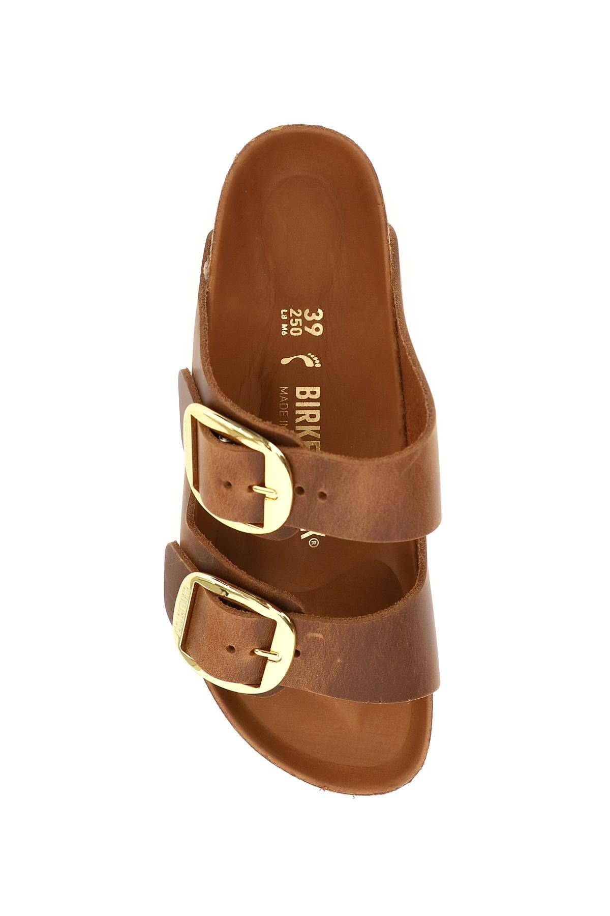 Birkenstock big buckle arizona slides