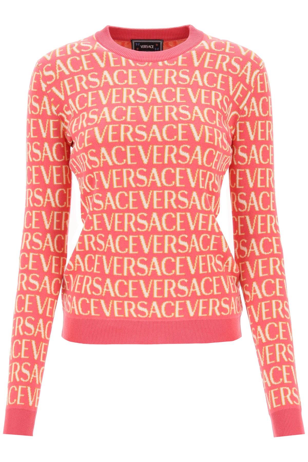 Versace Versace 'versace allover' crew-neck sweater