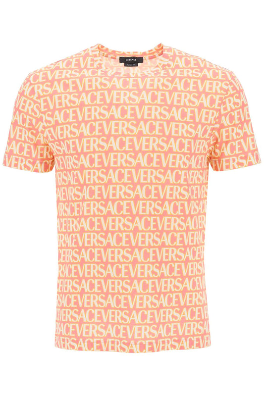 Versace Versace versace allover t-shirt