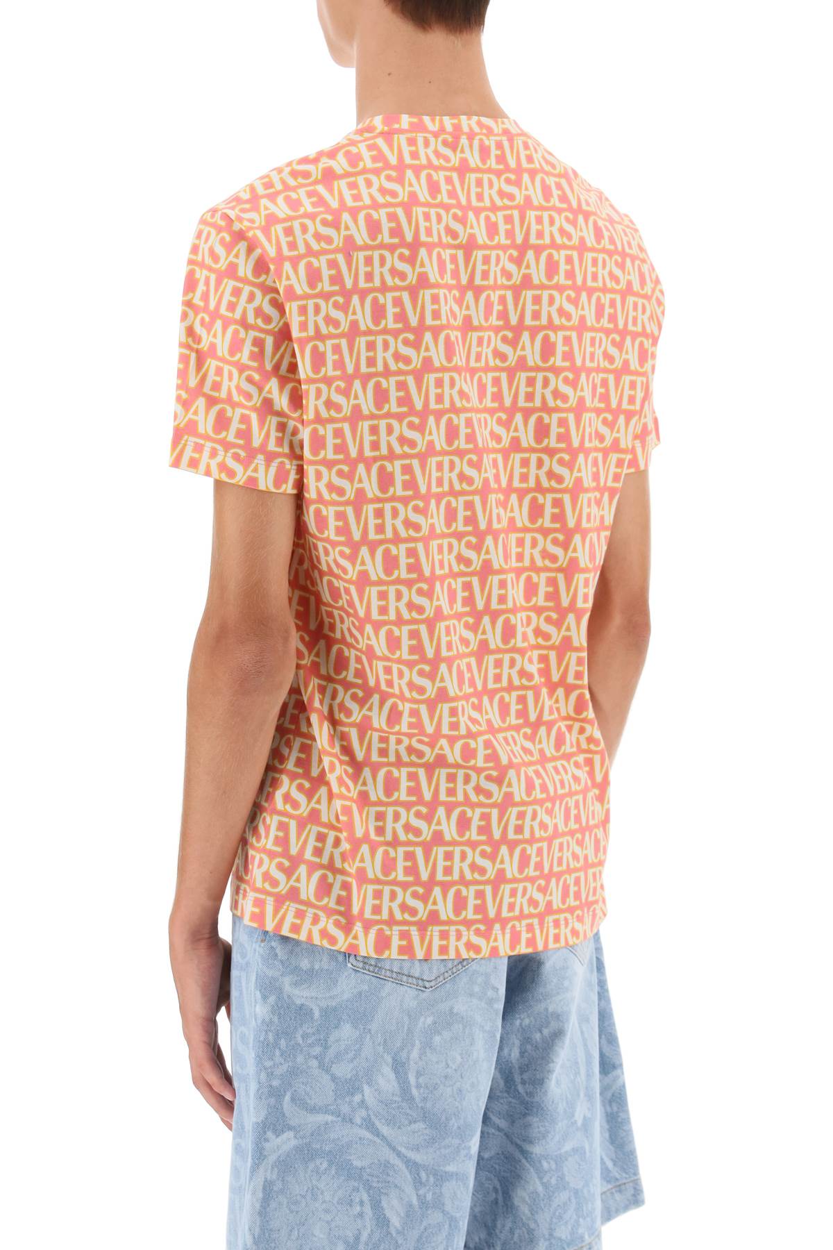 Versace Versace versace allover t-shirt