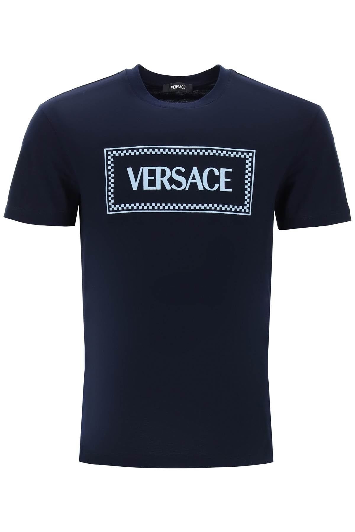 Versace Versace t-shirt con logo ricamato