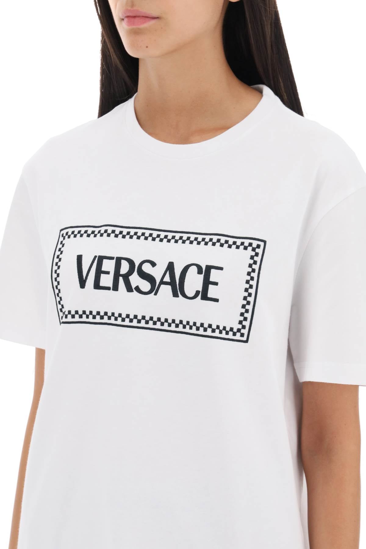 Versace Versace t-shirt with logo embroidery