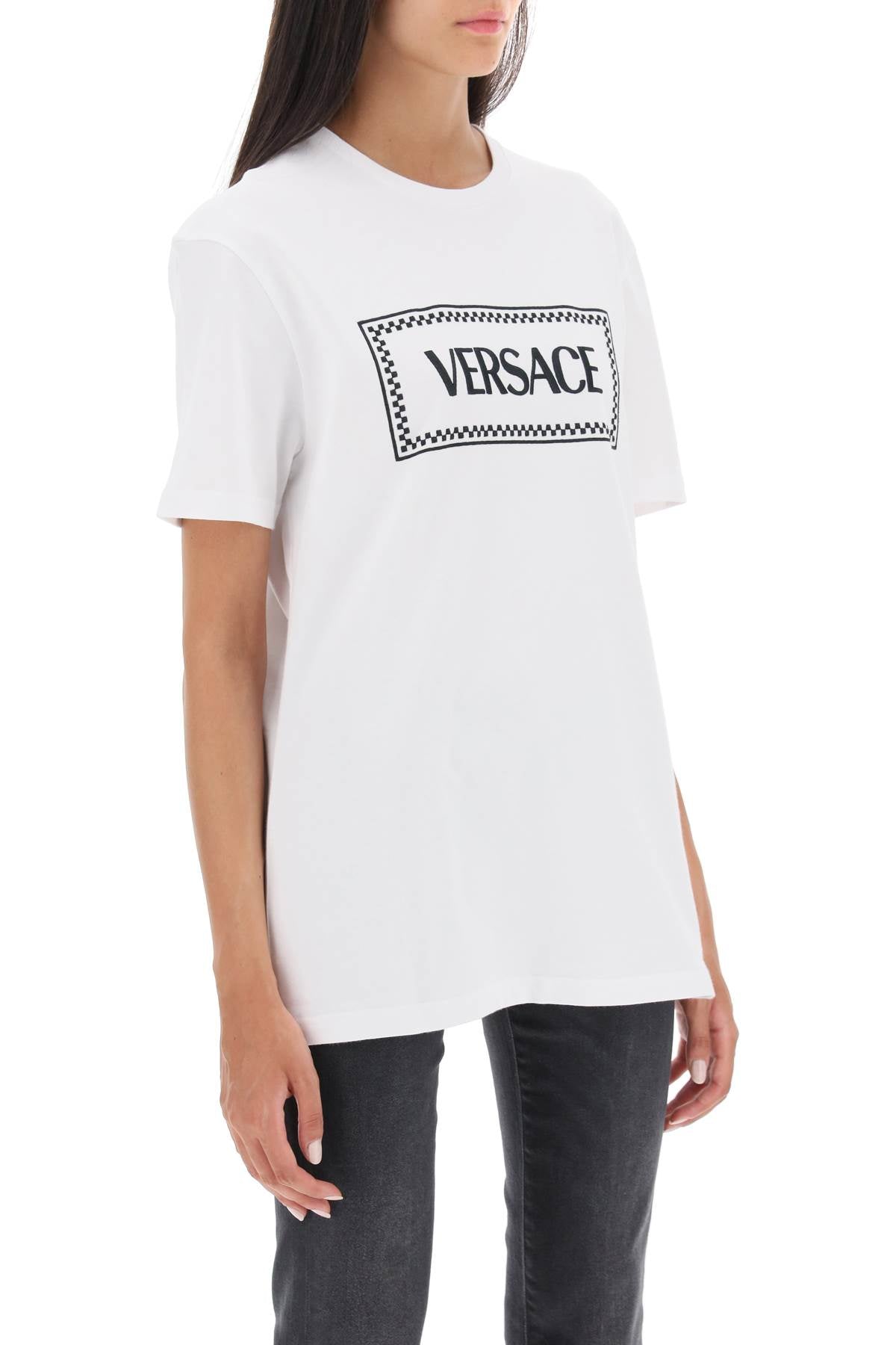 Versace Versace t-shirt with logo embroidery