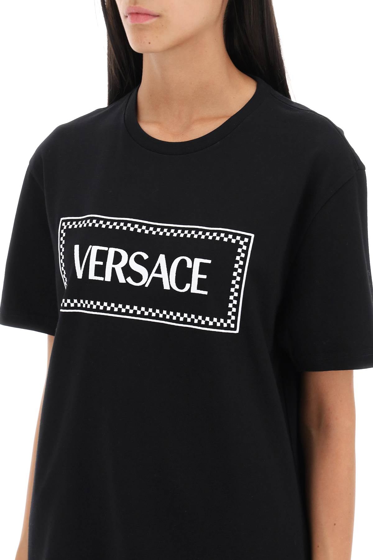 Versace Versace t-shirt with logo embroidery