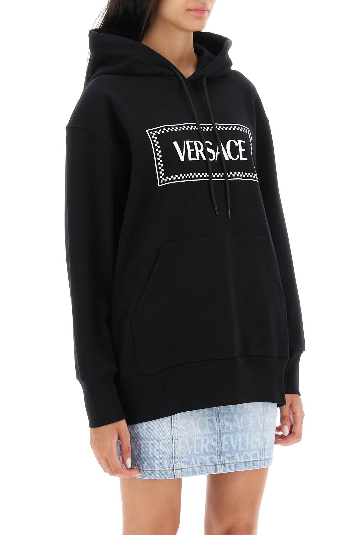 Versace Versace hoodie with logo embroidery