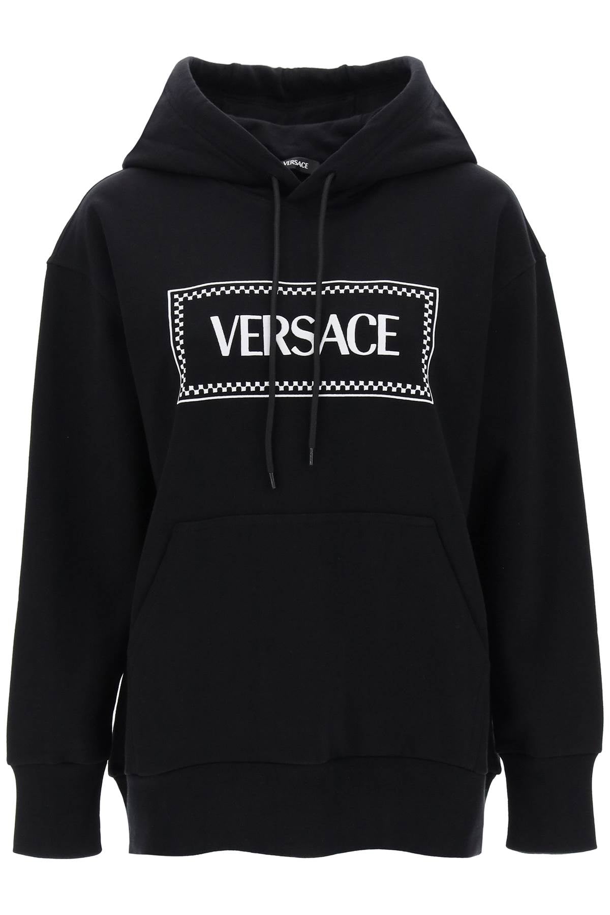 Versace Versace hoodie with logo embroidery