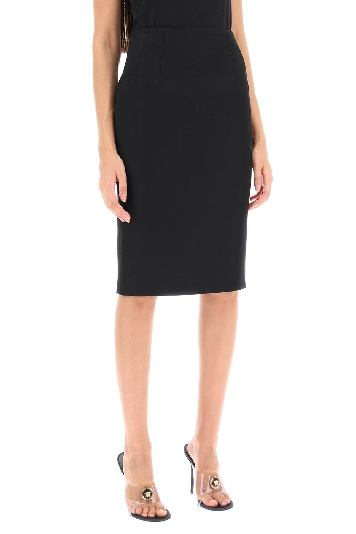 Versace Versace grain de poudre pencil skirt