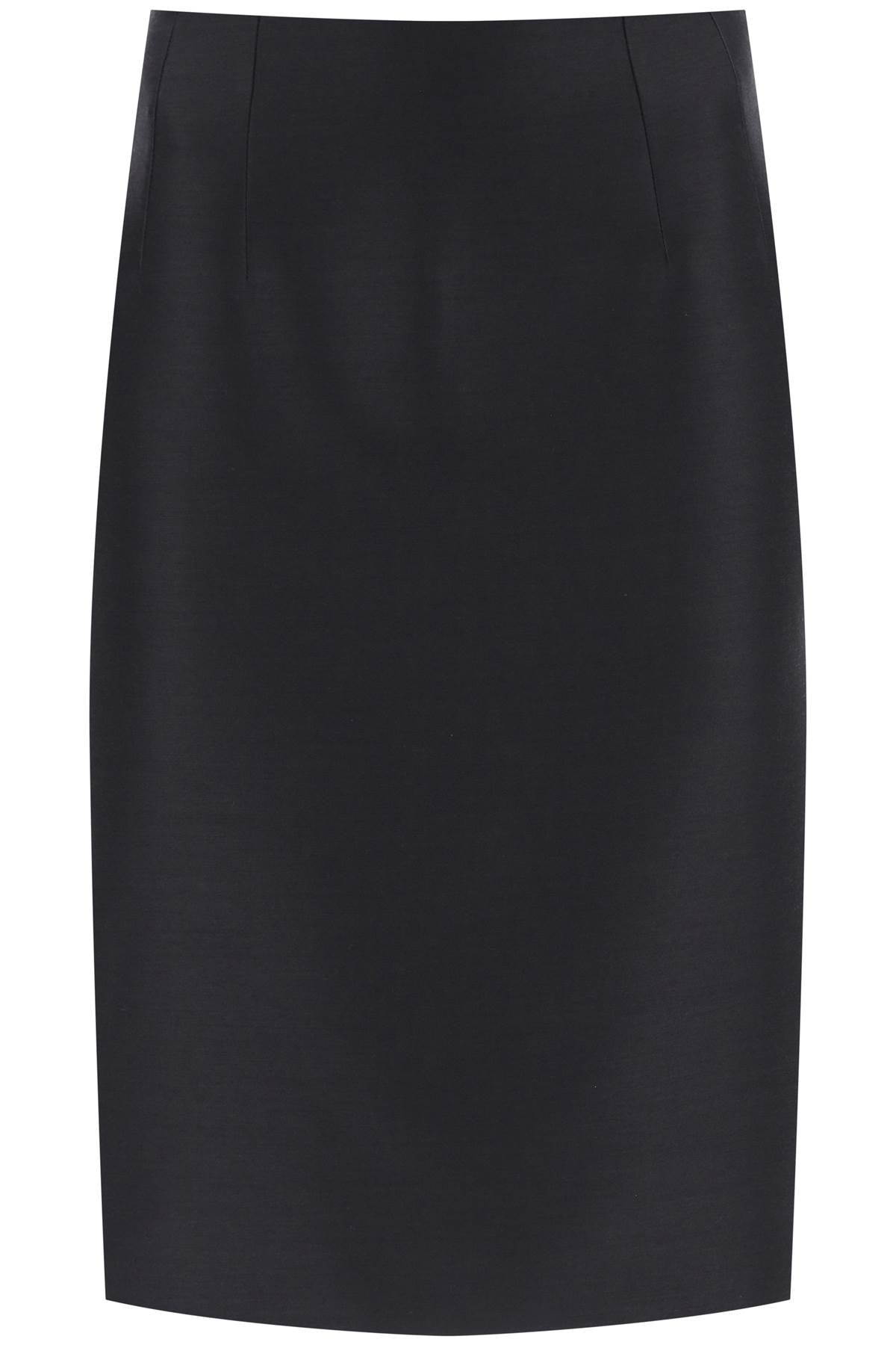 Versace Versace wool silk pencil skirt