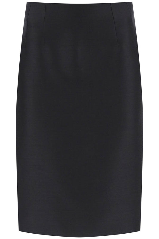 Versace Versace wool silk pencil skirt