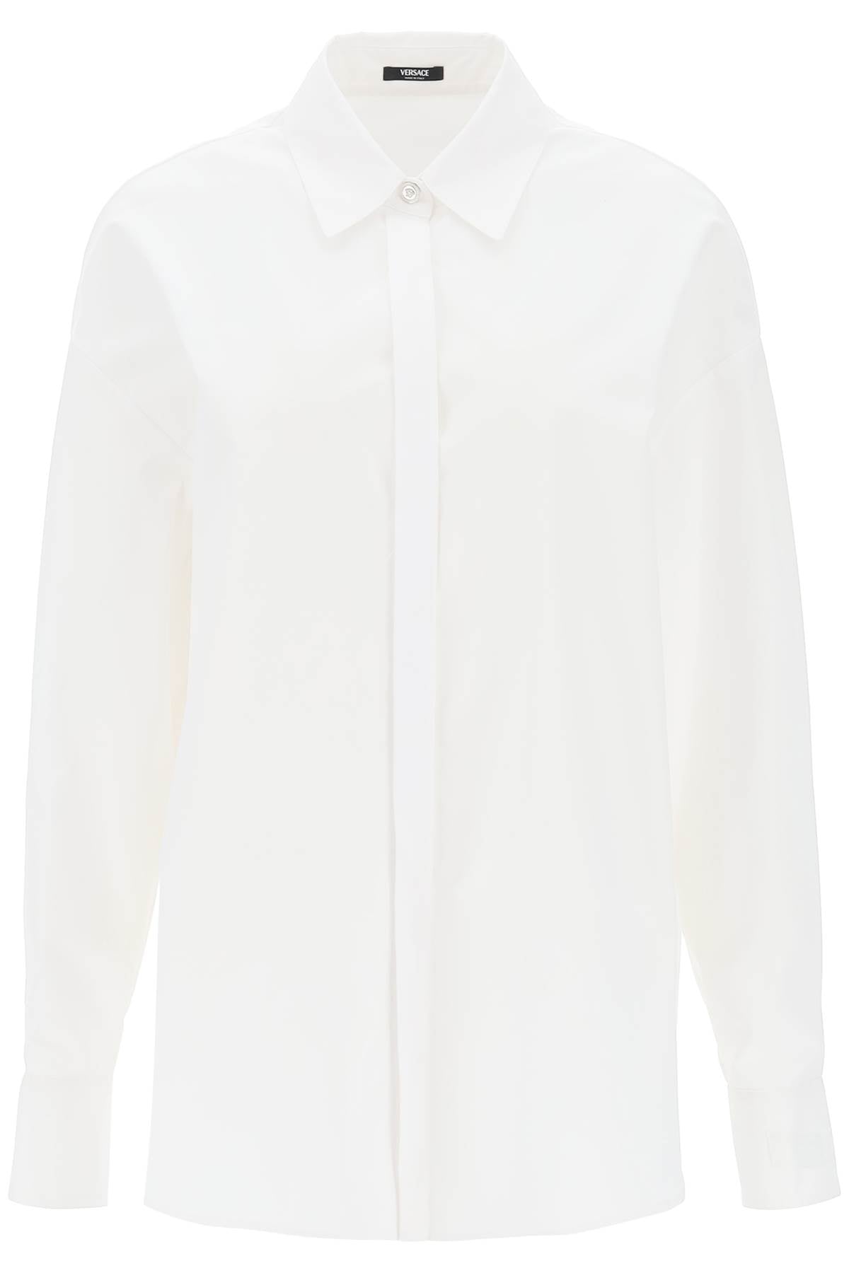 Versace Versace oversized poplin shirt